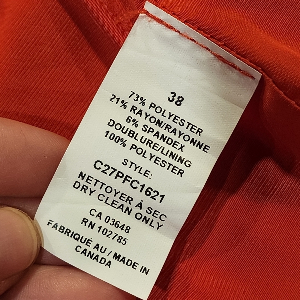 Sandra Angelozzi Red Midi Pencil Skirt - Picture 7 of 7
